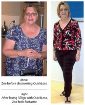 Zoe's Weight Loss Story - QuickLoss